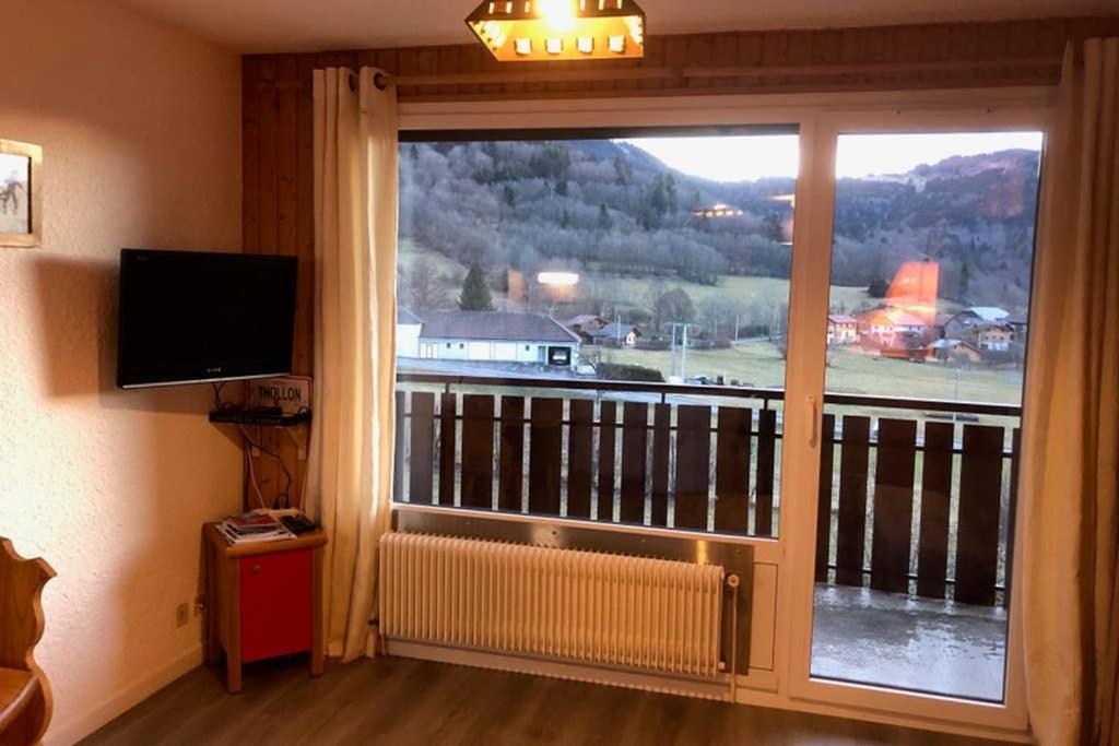 Studio Agreable Et Cosy Avec Vue Sur Les Memises Thollon-les-Memises Kültér fotó