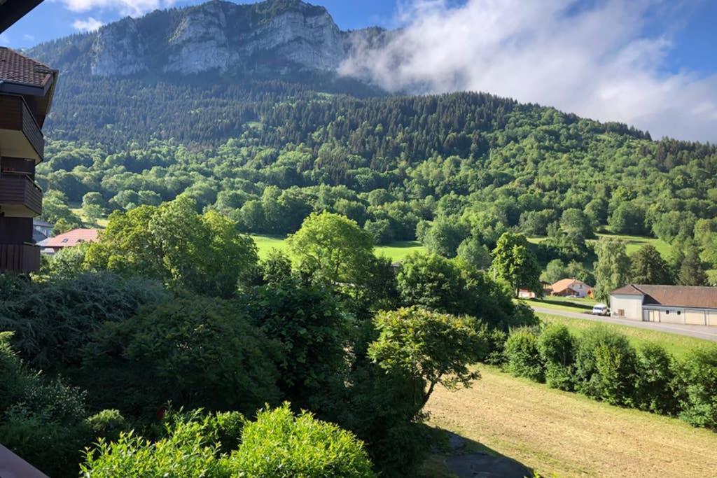 Studio Agreable Et Cosy Avec Vue Sur Les Memises Thollon-les-Memises Kültér fotó